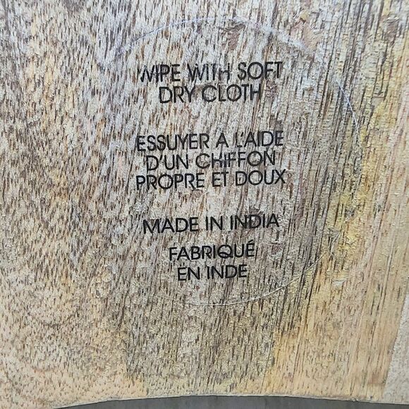 Wood Pineapple Shaped Serving Tray Platter Decorative Edge Catch All Tray Nice - Picture 9 of 11